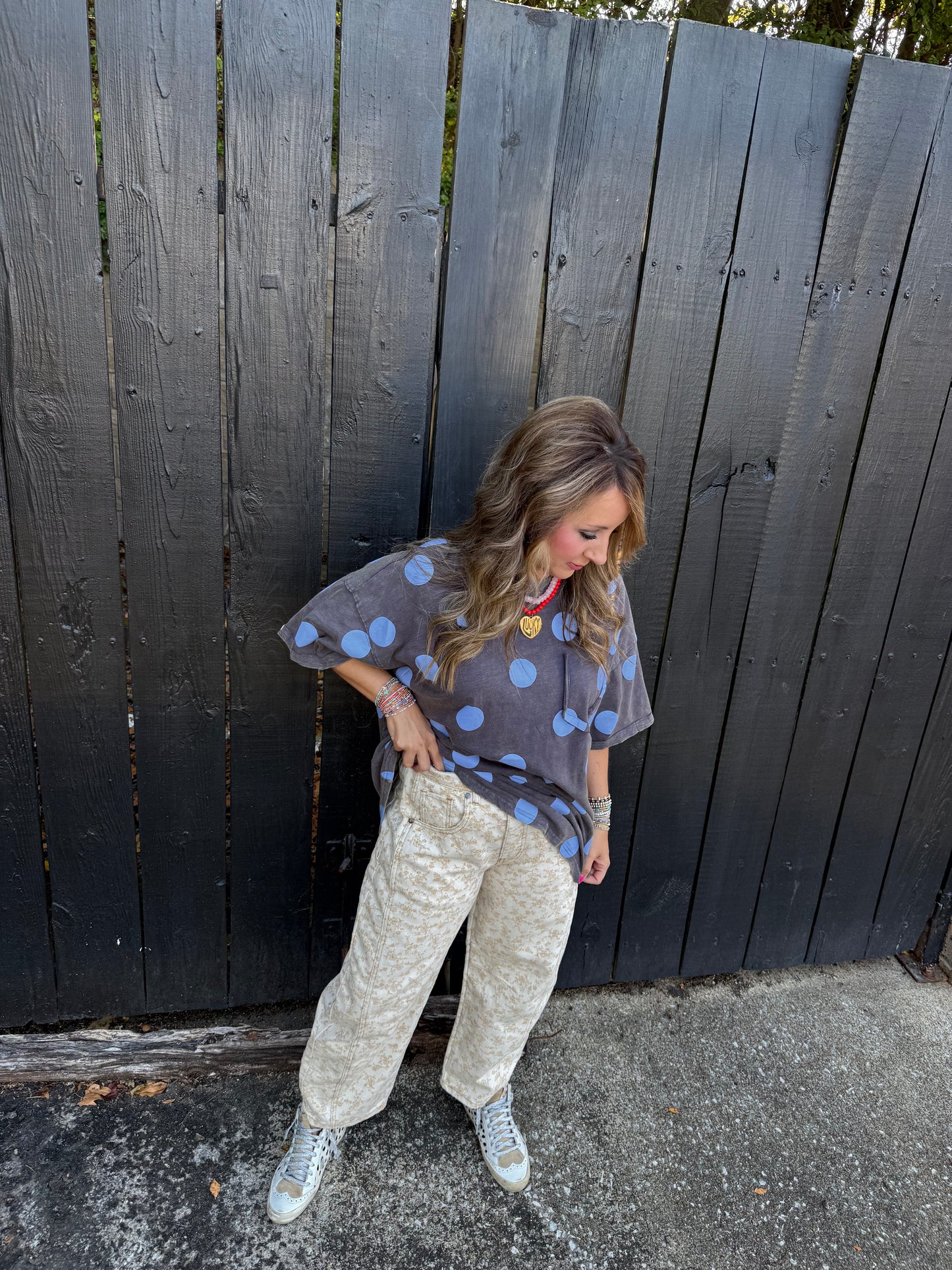 Fiona Floral Barrel Pants