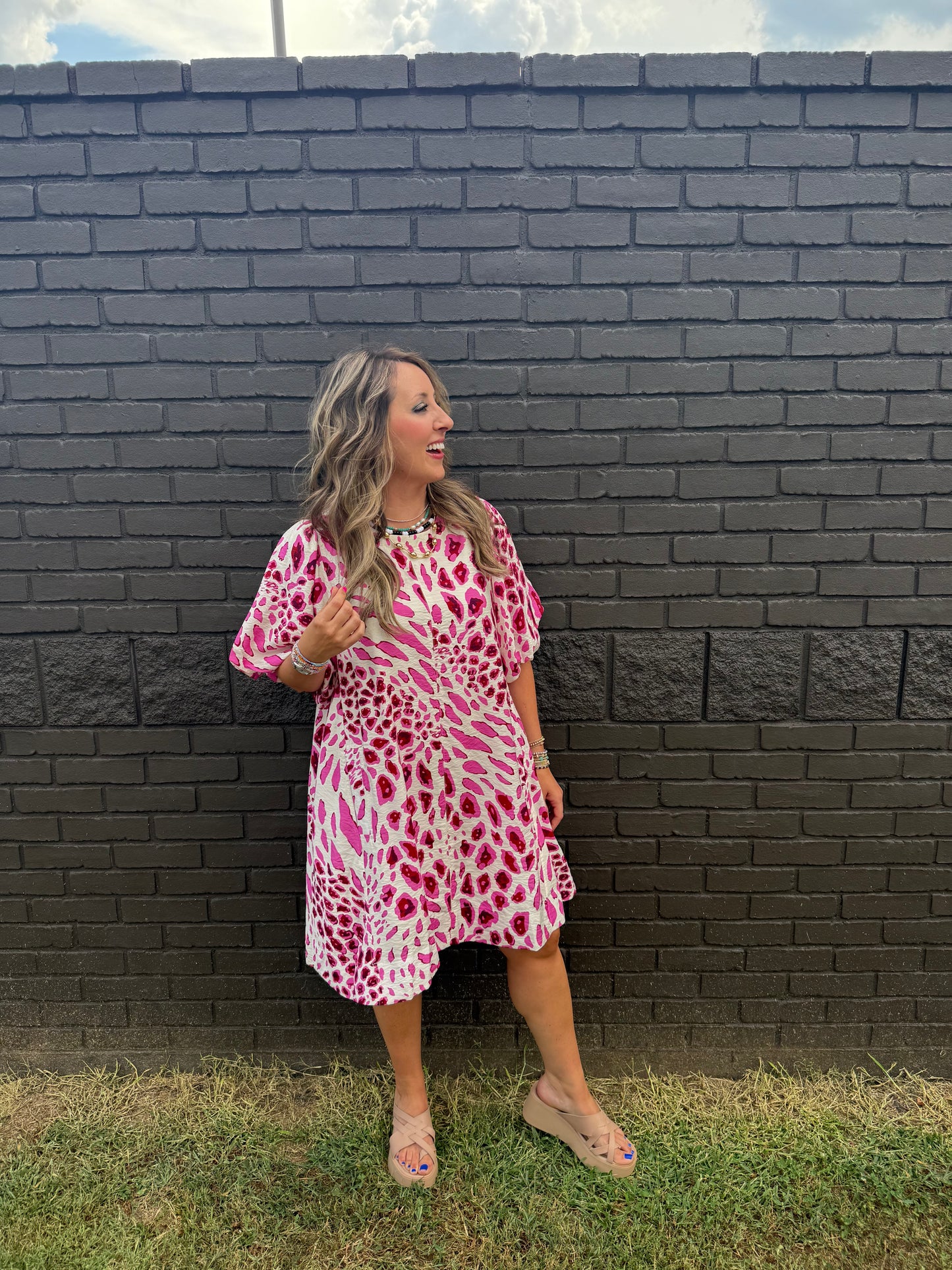 Kace Leopard Dress
