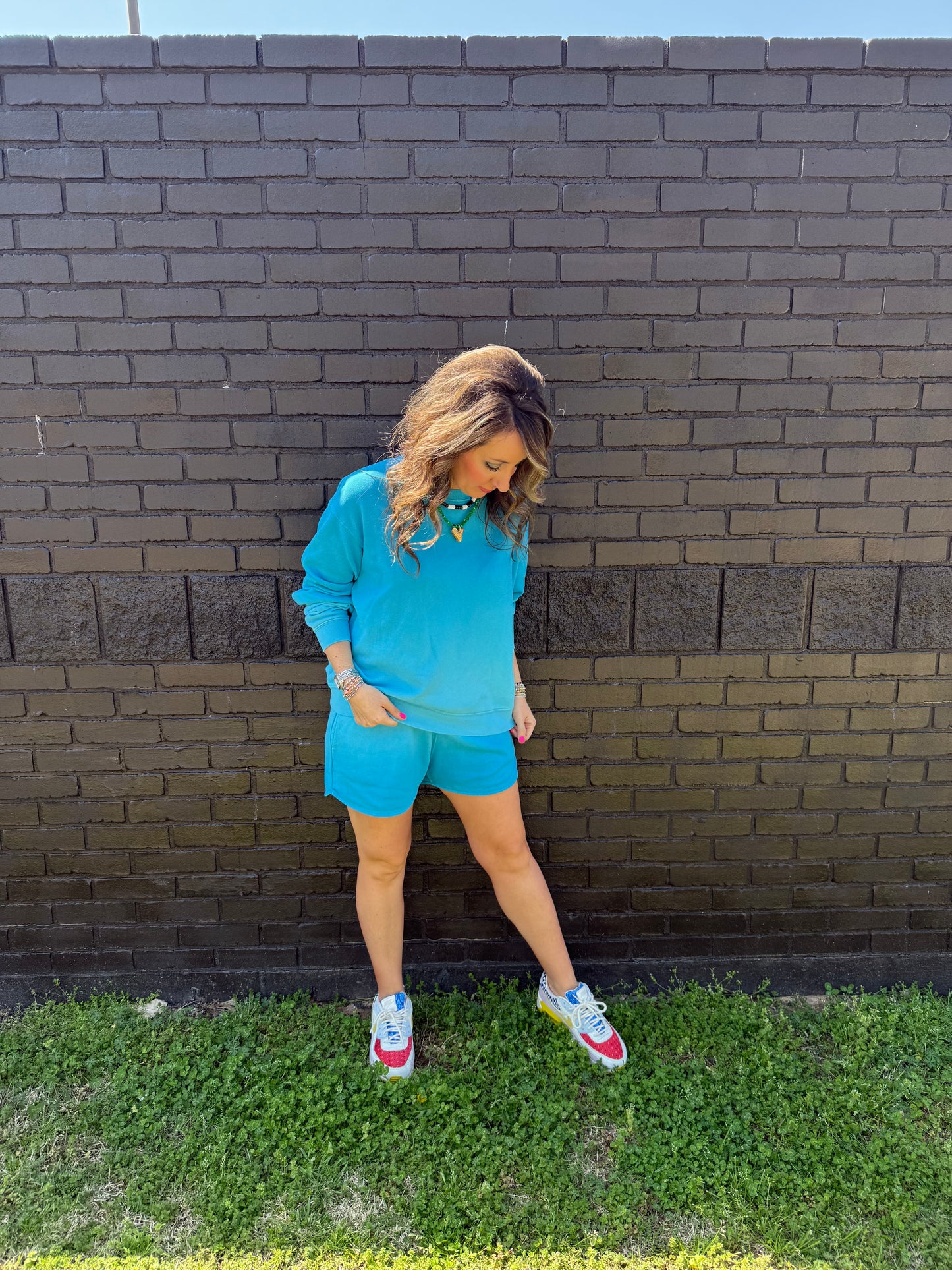 Yara Blue Sweatshirt