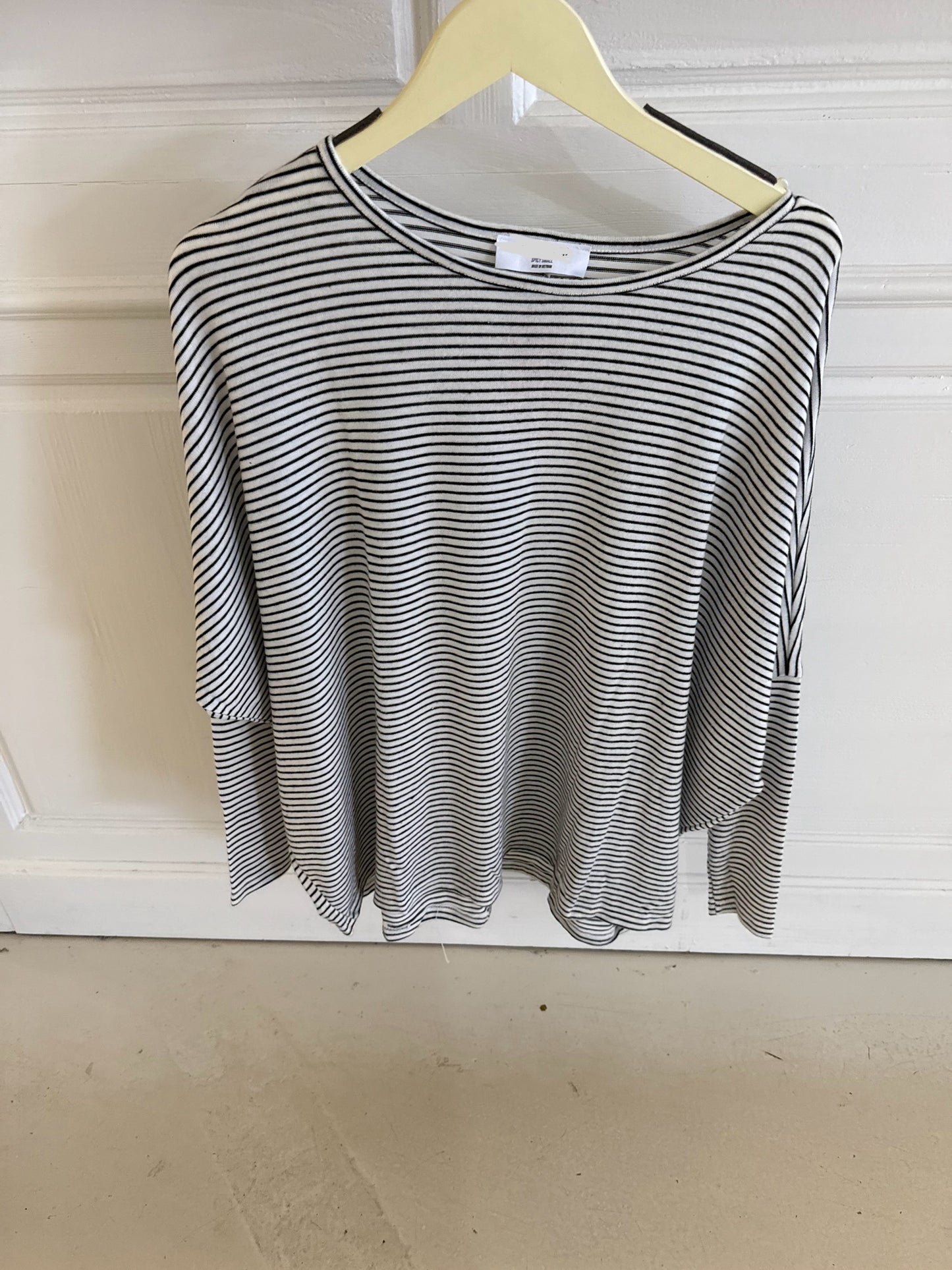 Yara White Stripe Top
