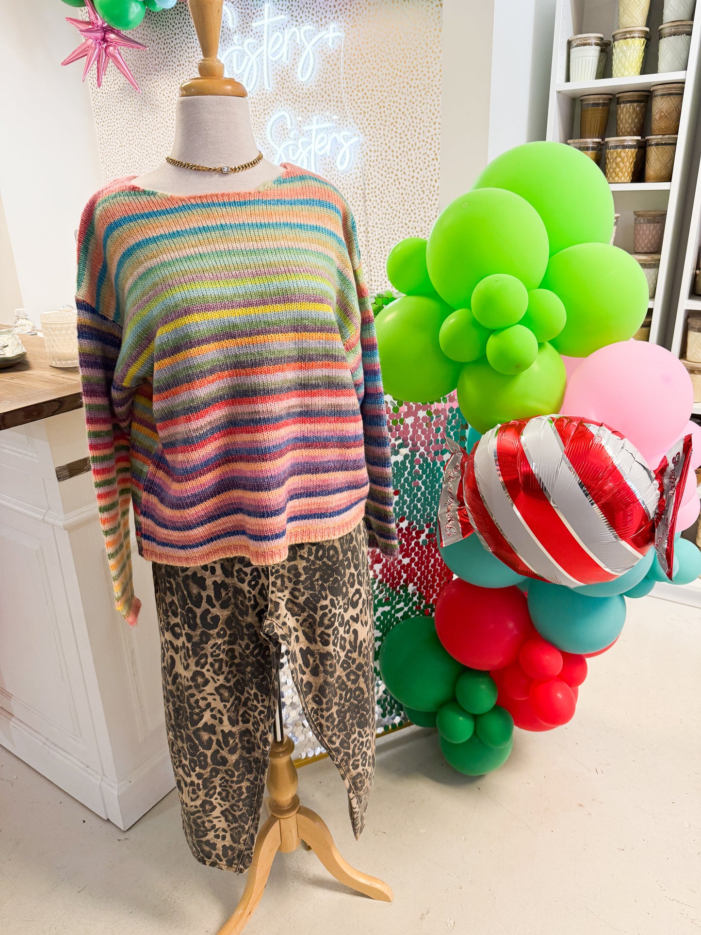 Lizzie Leopard Barrel Pants