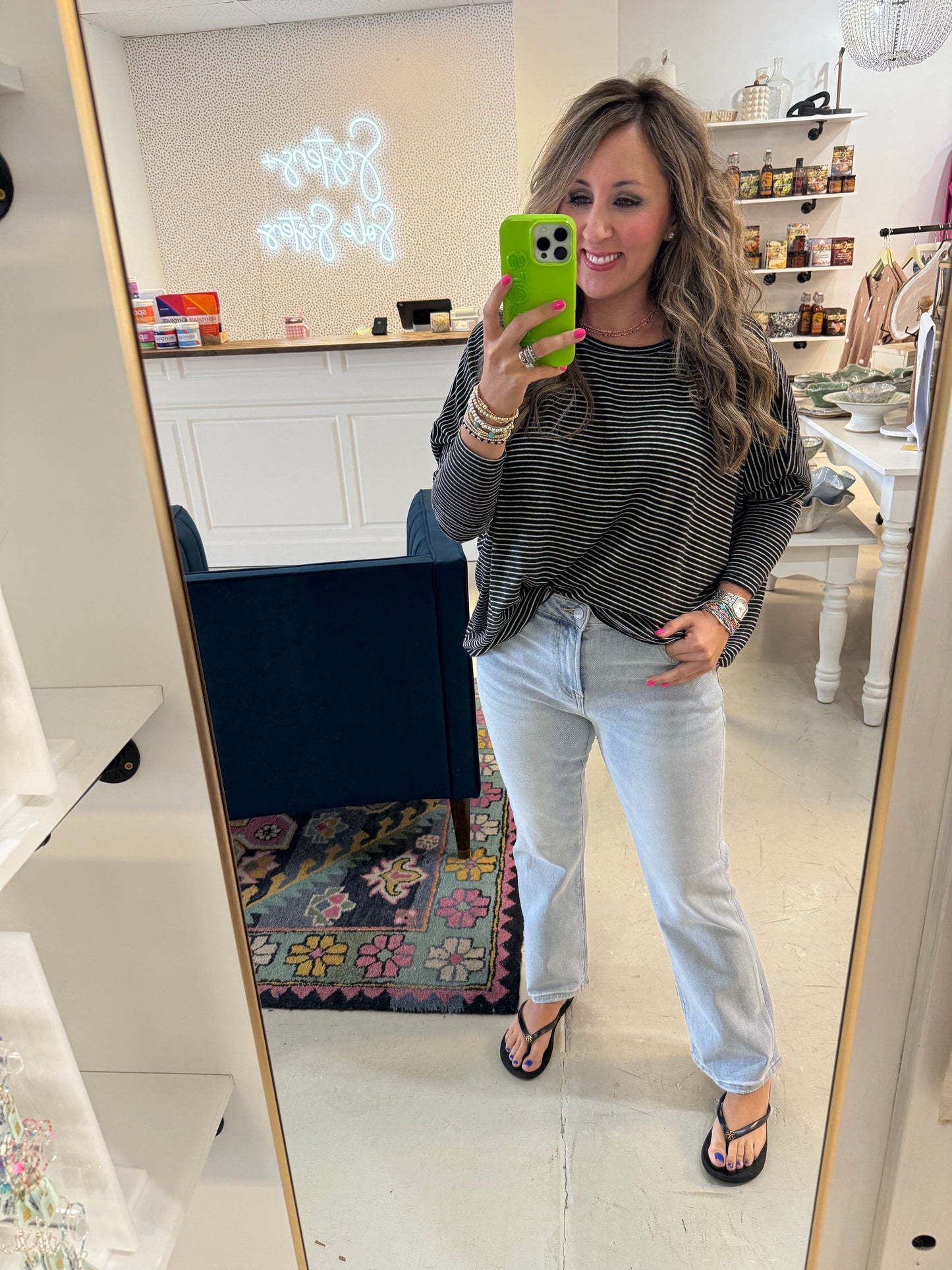 Lanie Mid Rise Crop Flare