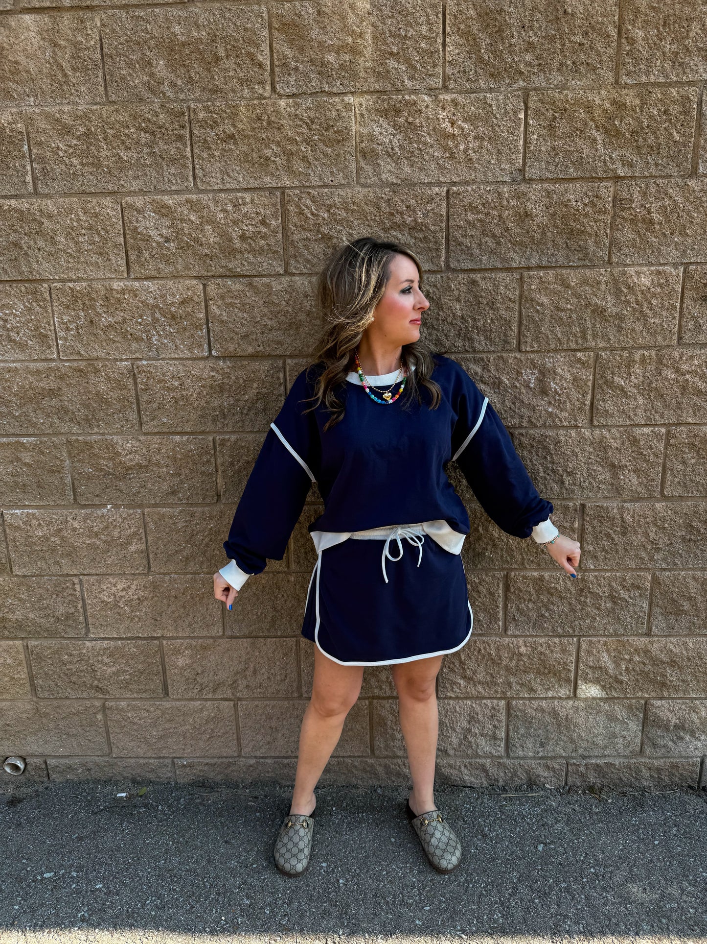 Jules Skort Navy