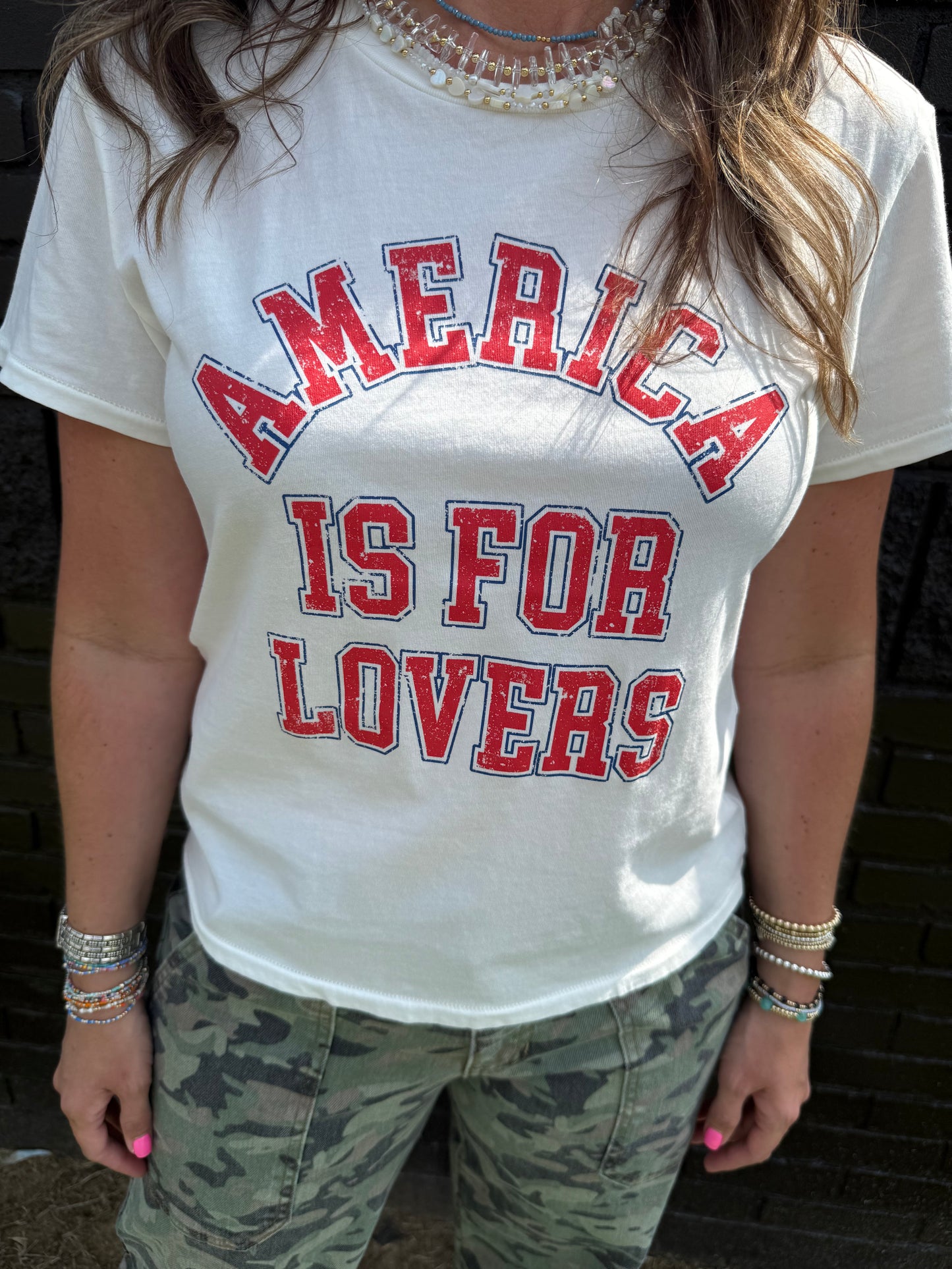 Z Supply America is for Lovers Tee
