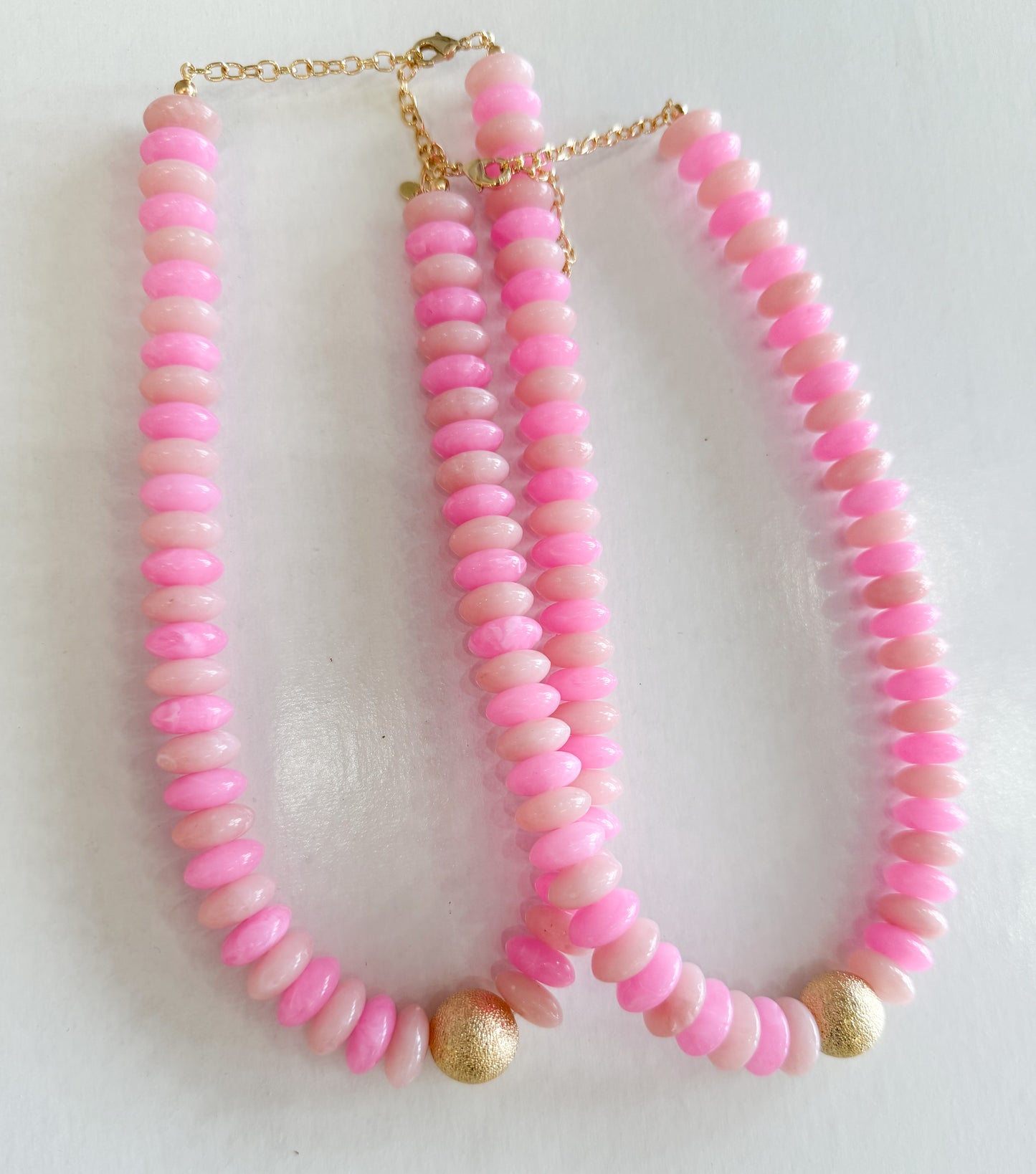 Conga Necklace Pink