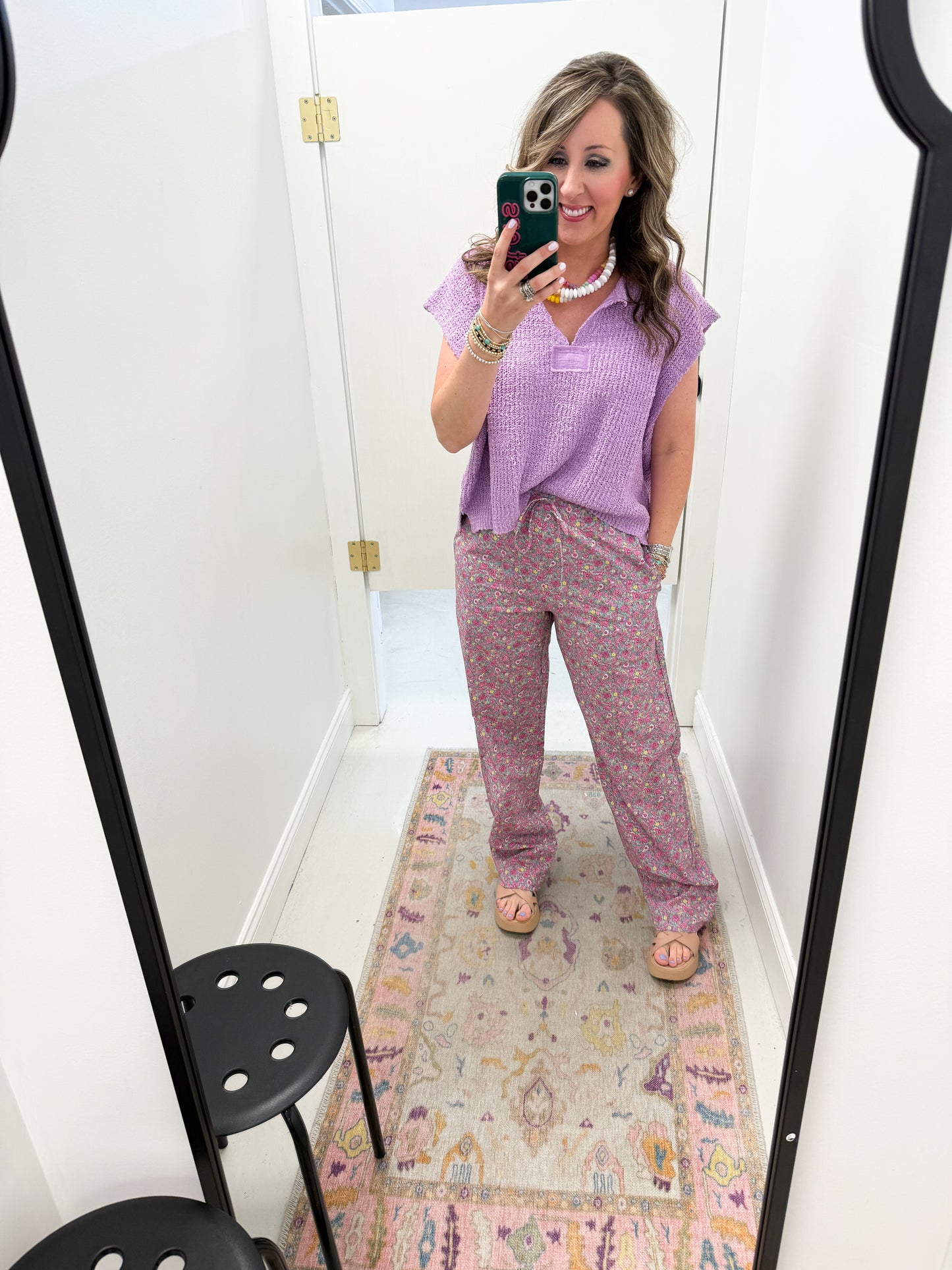 Bailey Boxy Sweater Purple