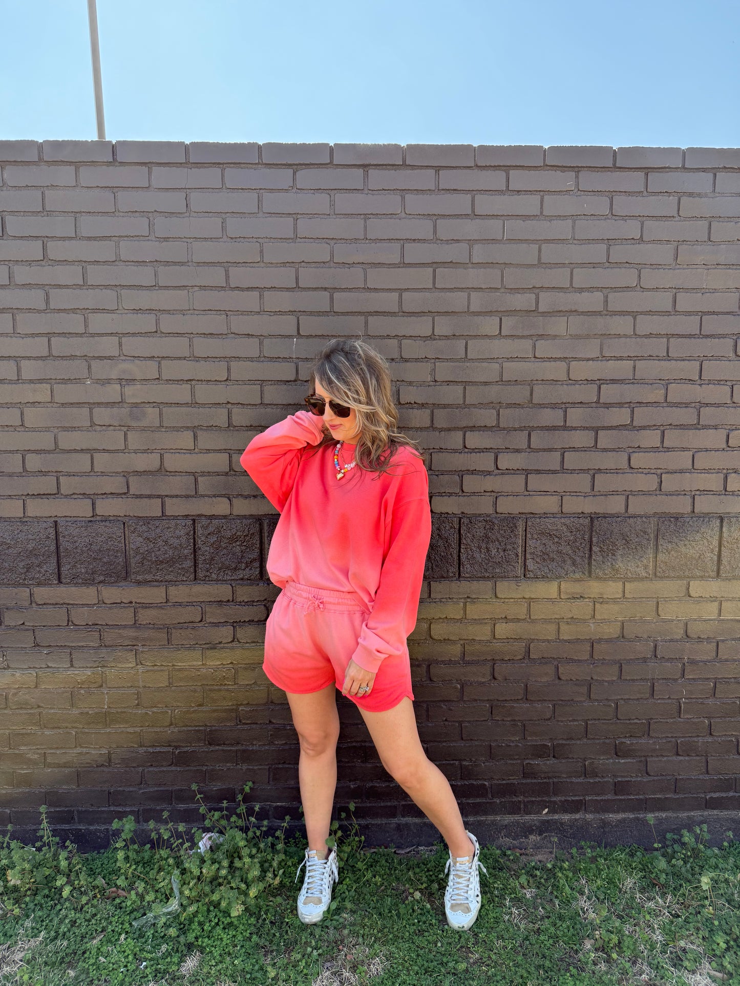 Yara Coral Sweatshirt