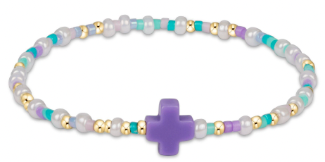 E Girl Hope Unwritten Signature Cross Bracelet - How Do You Lilac Me Now?