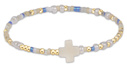 E Girl Hope Unwritten Signature Cross Bracelet - Skinny Dippin'