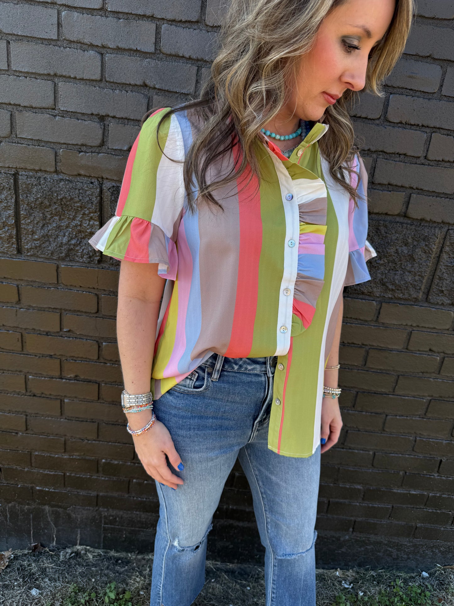 Dakota Stripe Top