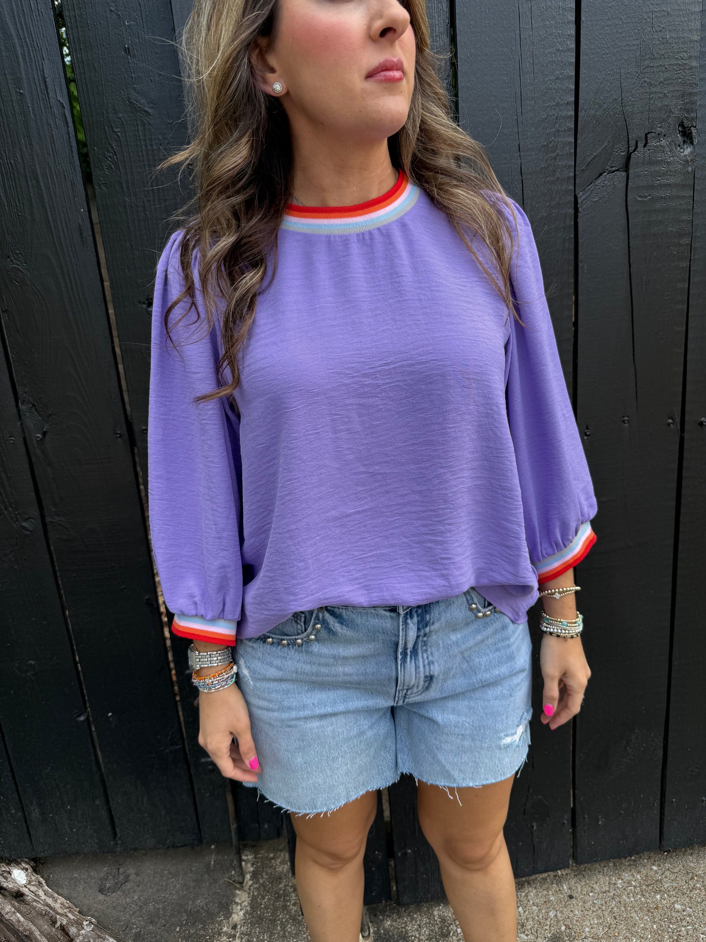 Lizzie Lilac Top
