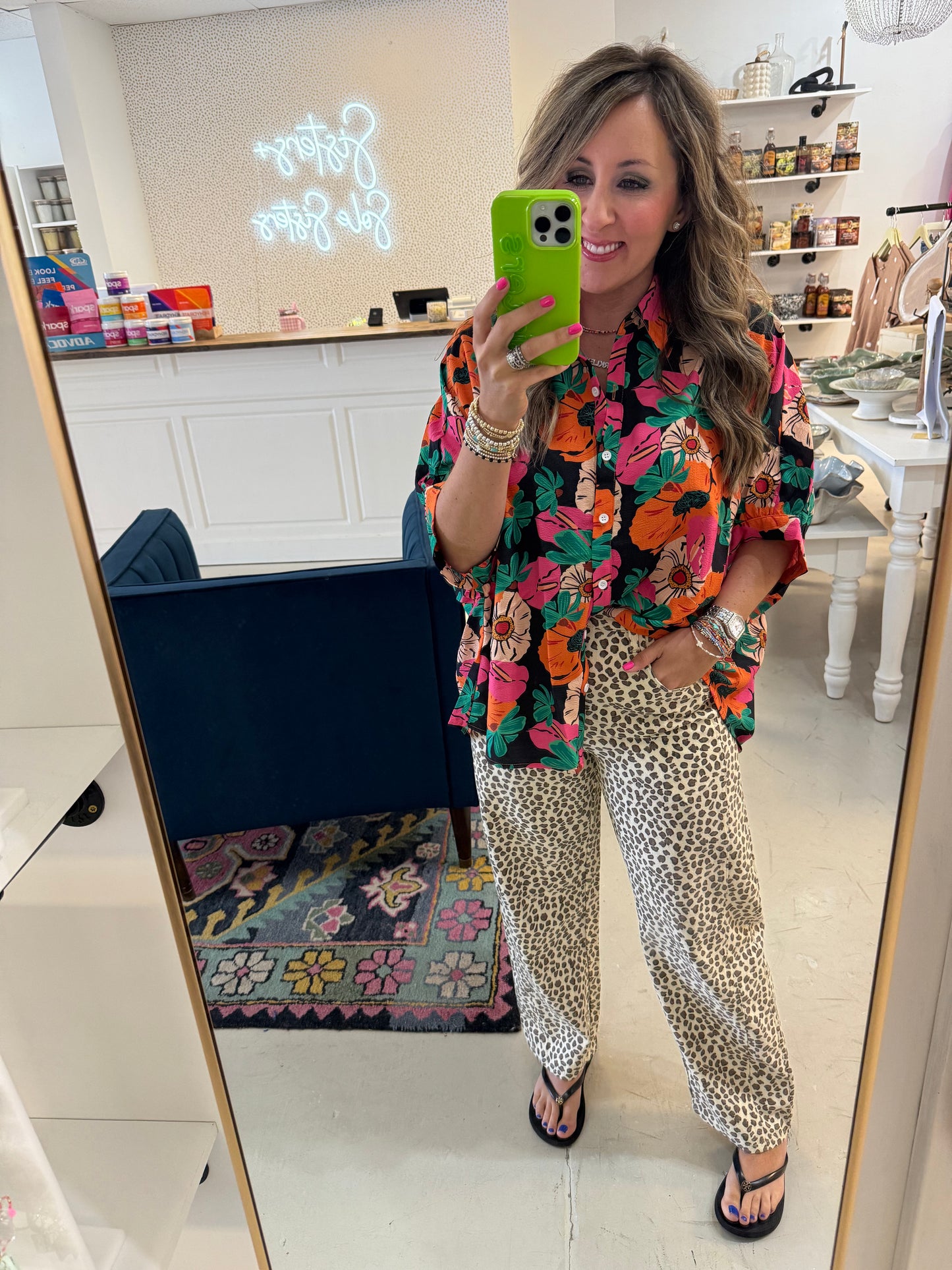Leni Floral Top