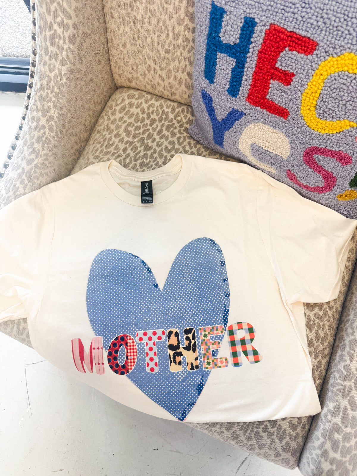 Blue Heart Mother Tee