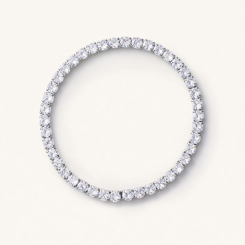 NK Tennis Bracelet Silver