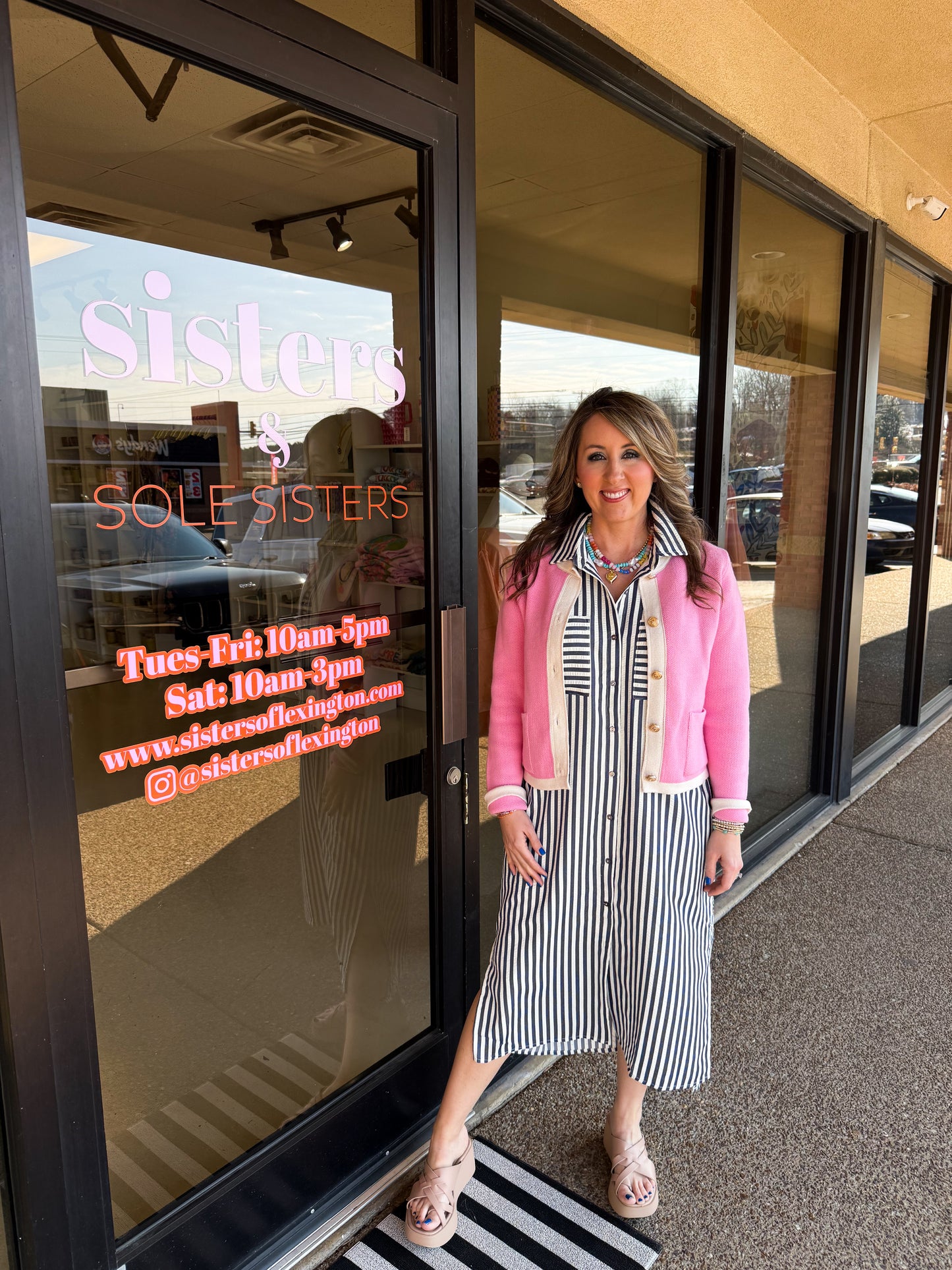 Clarissa Pink Cardigan