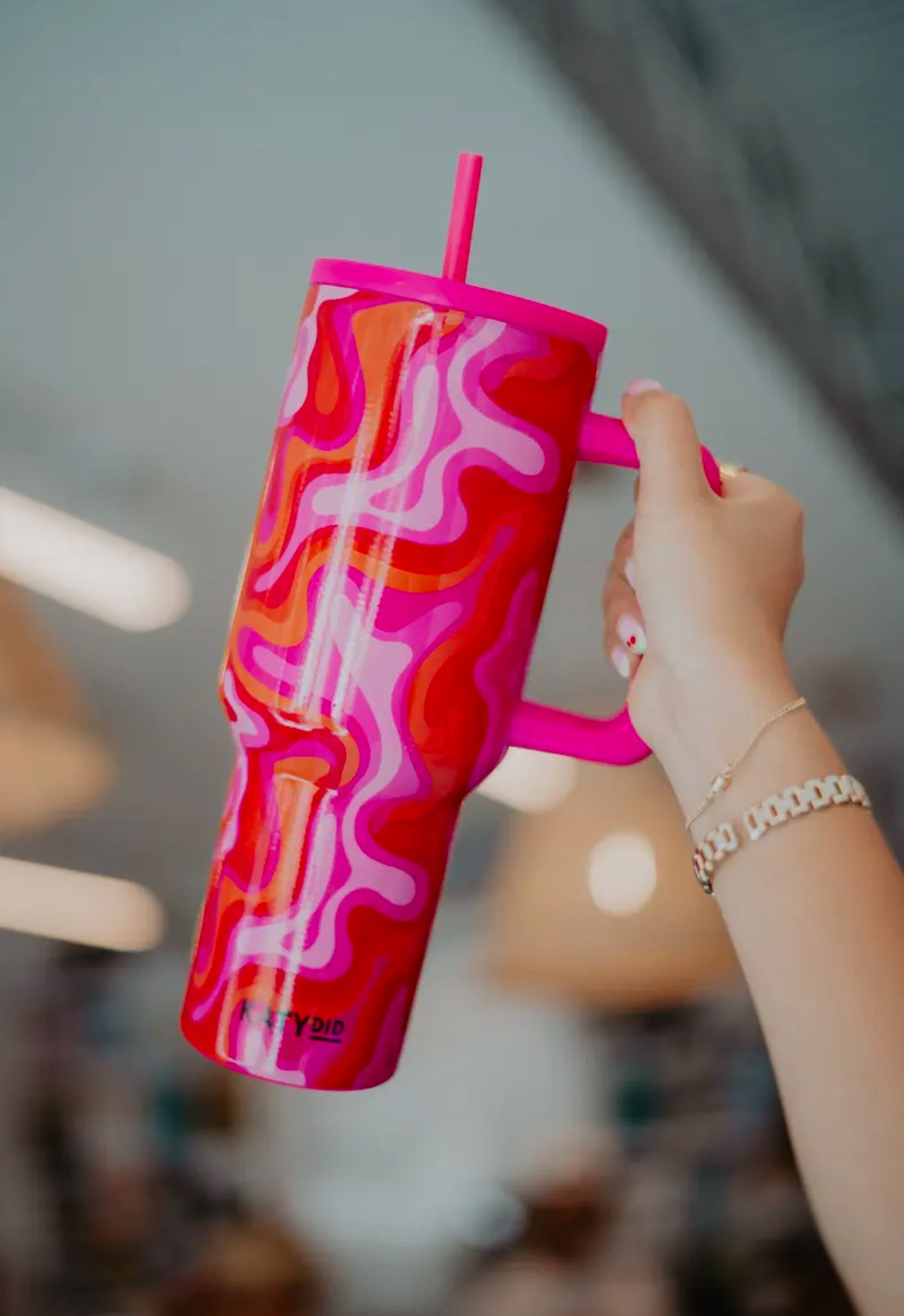 Retro Swirl Tumbler