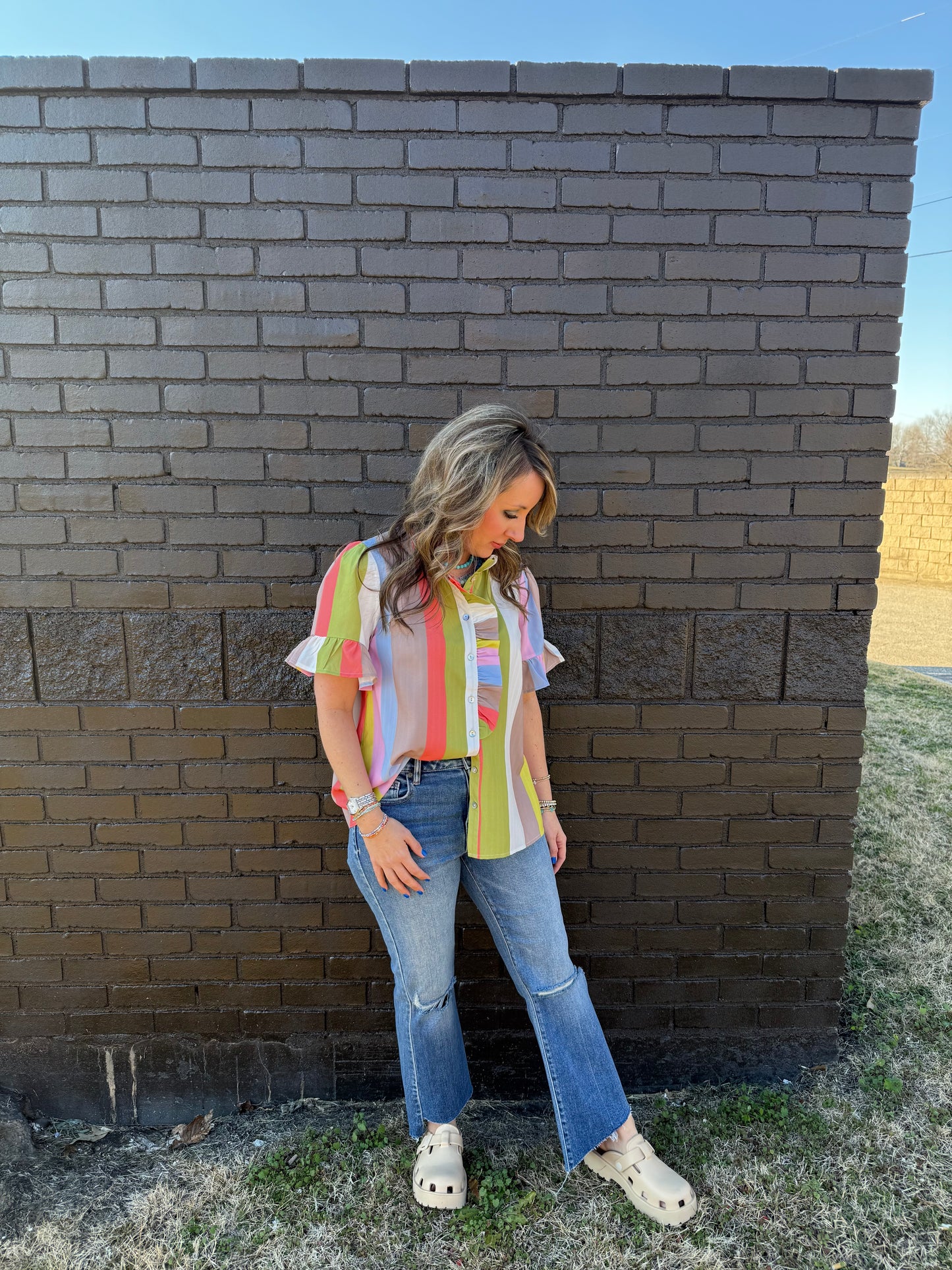 Dakota Stripe Top