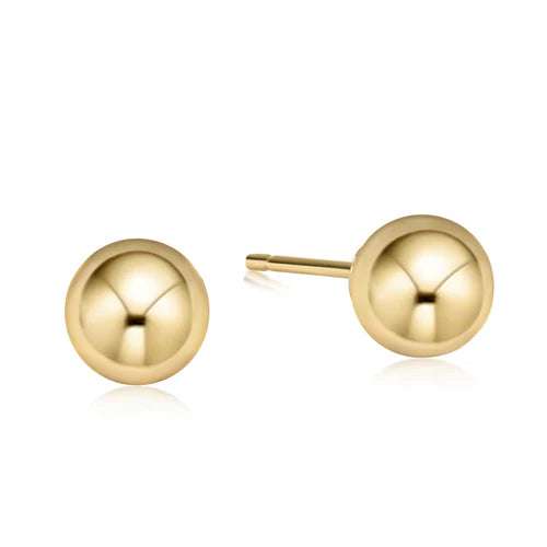 E Newton Classic 10mm Stud Gold