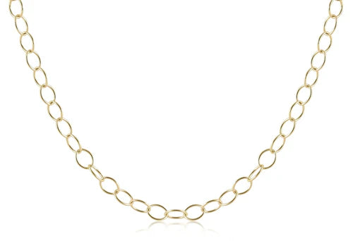 E Newton 17" Choker Enchant Chain Gold