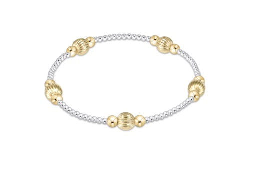 E Newton Dignity Mixed Metal Purpose 6mm Bracelet