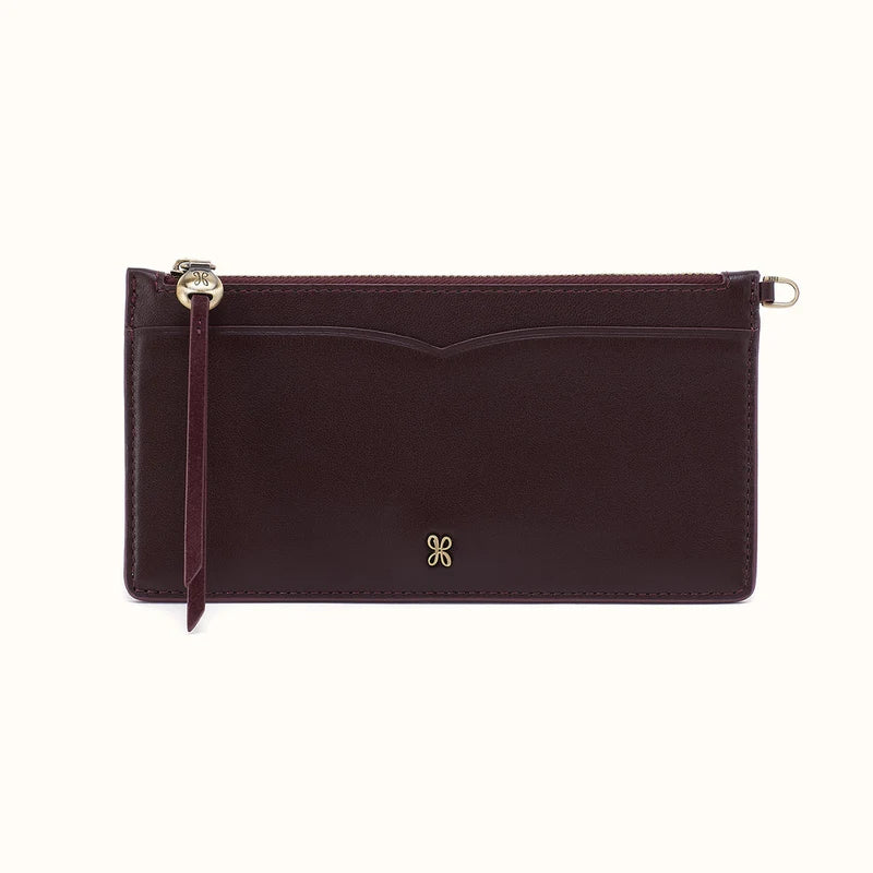 Hobo Carte Travel Wallet Dark Cherry