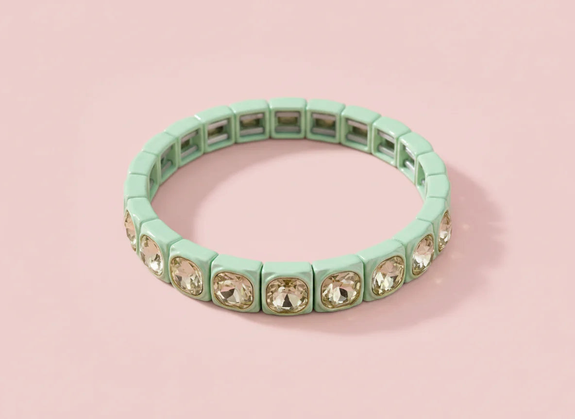 Zoe Mint Bracelet