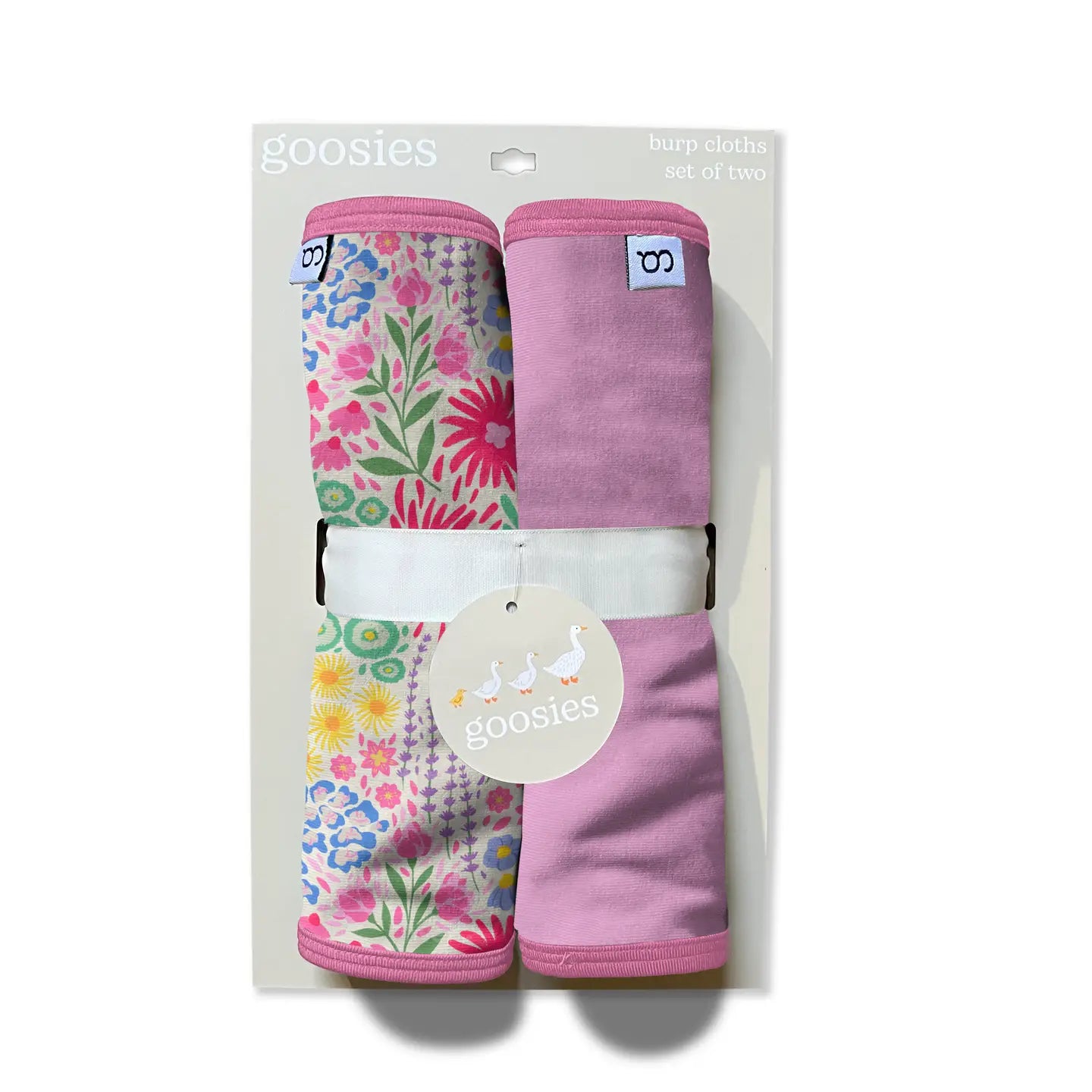 Goosies Flower Fields Burp Cloths