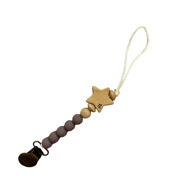 Three Hearts Kinley Pacifier Clip/Toy Clip
