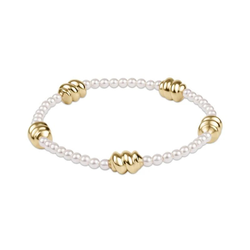 E Newton Admire Gold 3mm Pearl