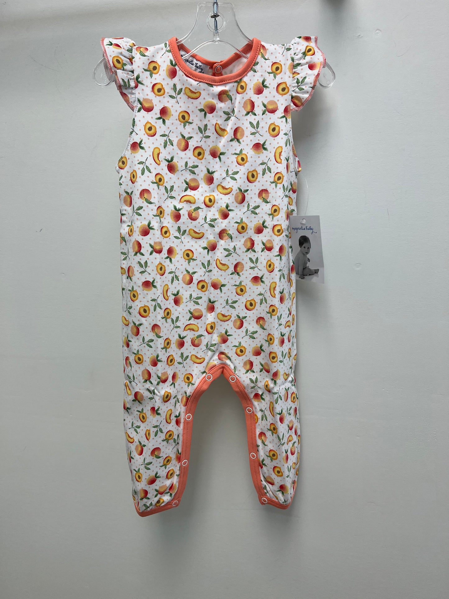 Magnolia Baby Summer Peaches Printed Playsuit