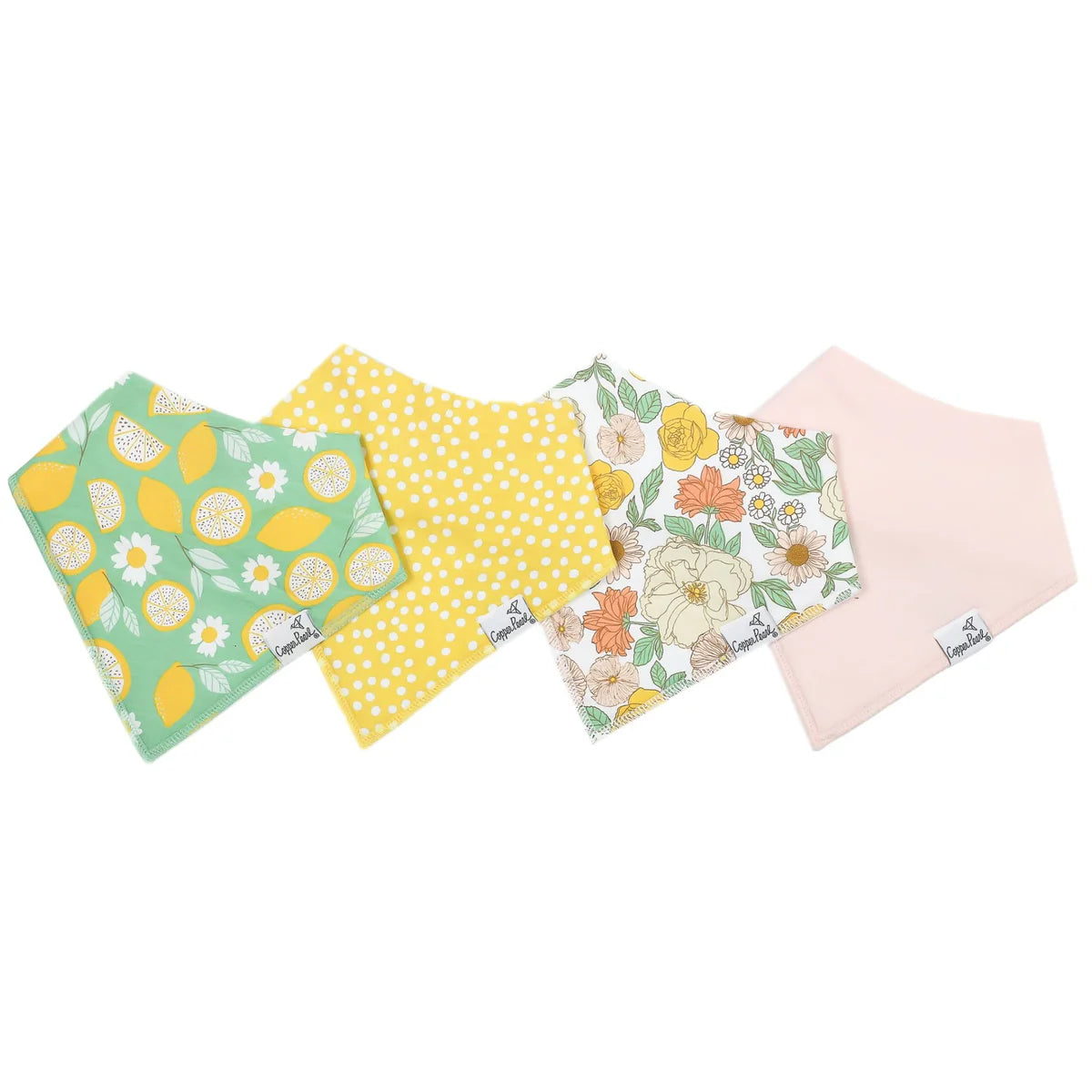 Copper Pearl Bib Set Lemon