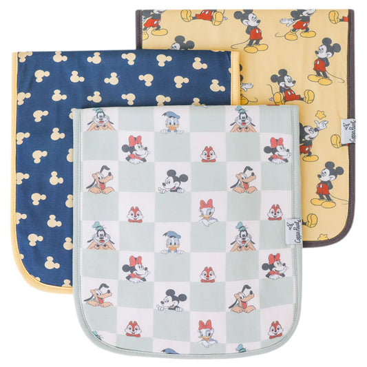Copper Pearl Burp Cloths Mickey & Friends