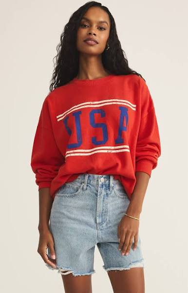 Z Supply USA Sunday Sweatshirt
