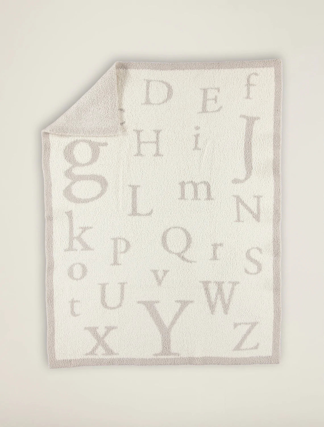 Barefoot Dreams Cozychic ABC Blanket