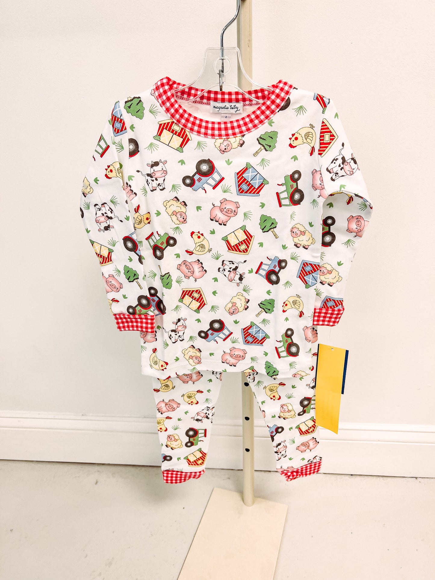 Magnolia Baby Barnyard Bunch Long Pajamas