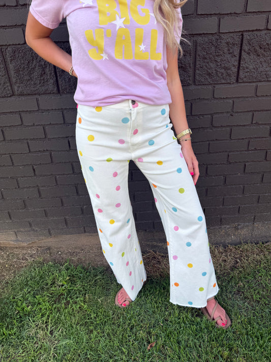 Playful Polka Dot Pants