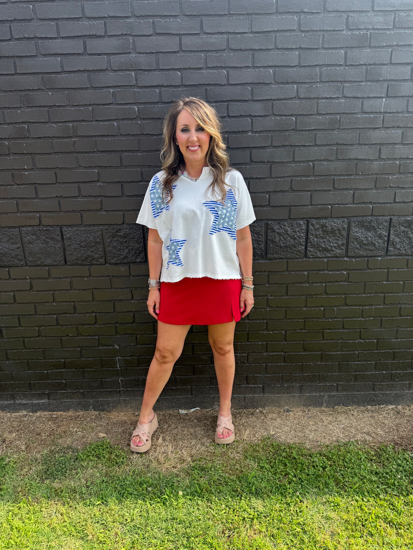 Freedom Star Top White