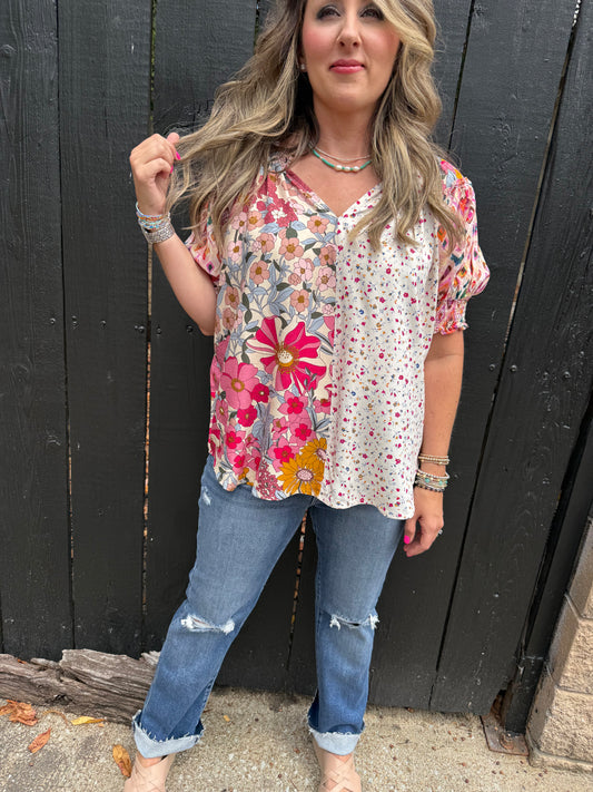 Ayla Floral Top