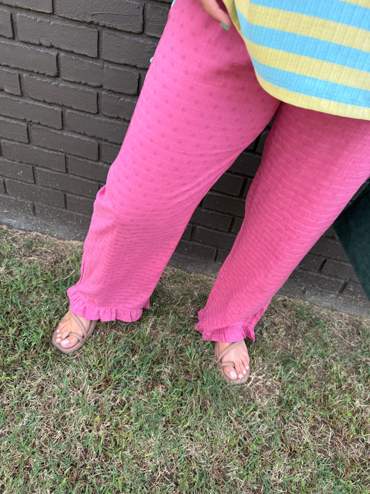 Daisy Dot Berry Pants