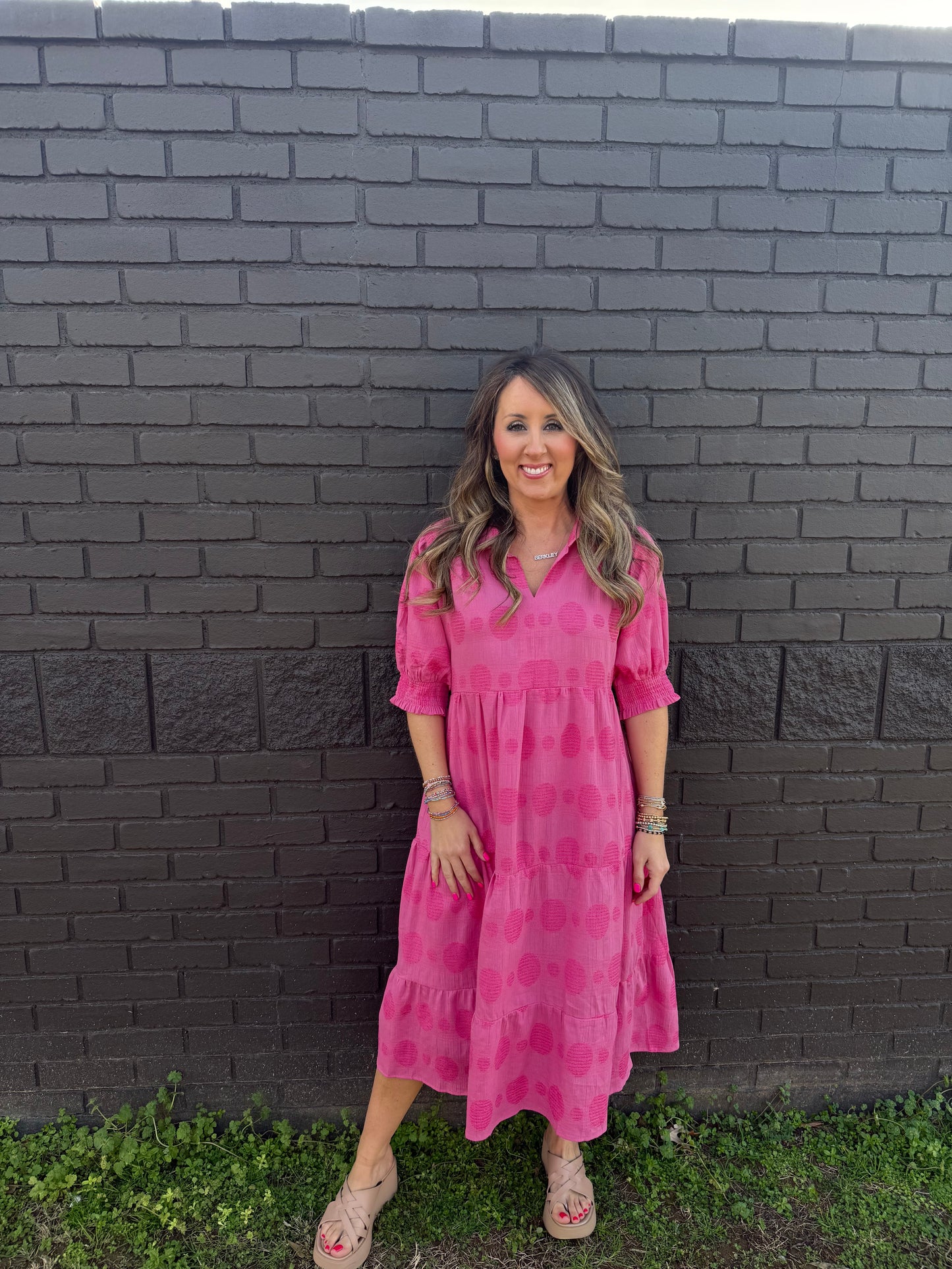 Polka Dreams Rose Dress