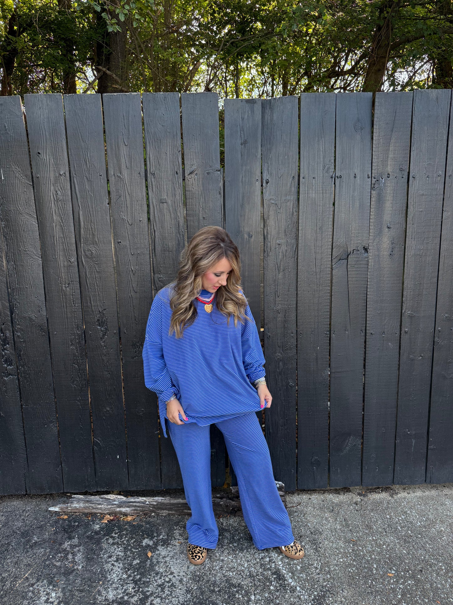 Levi Stripe Royal Top