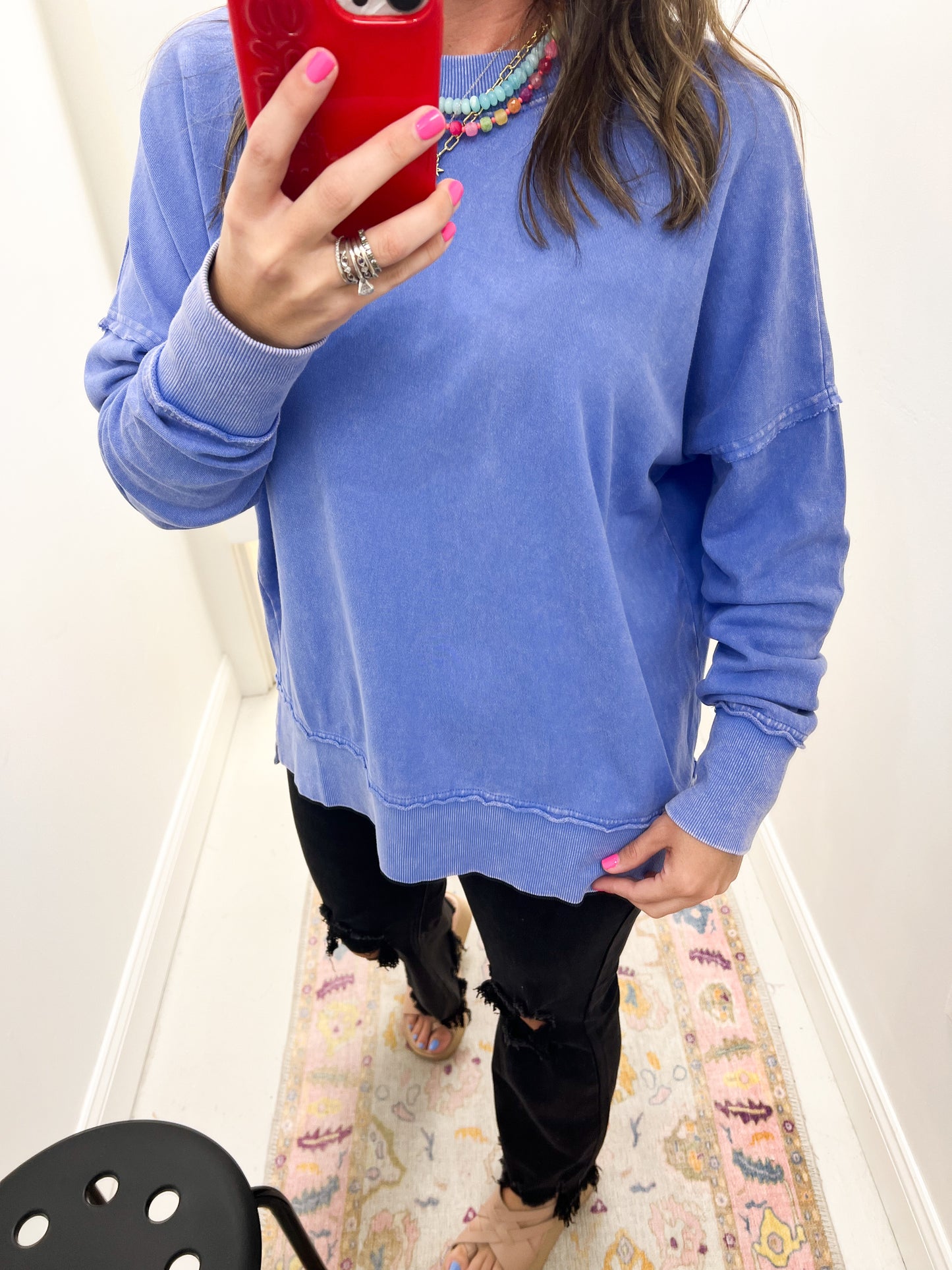 Rosie Crewneck Blue