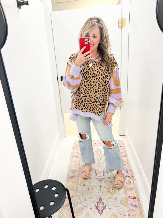 Tess Leopard Top