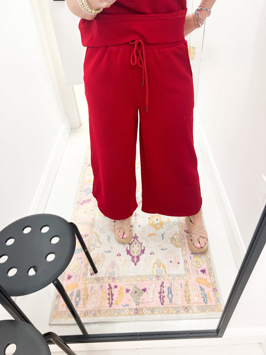 Beckett Pants Red