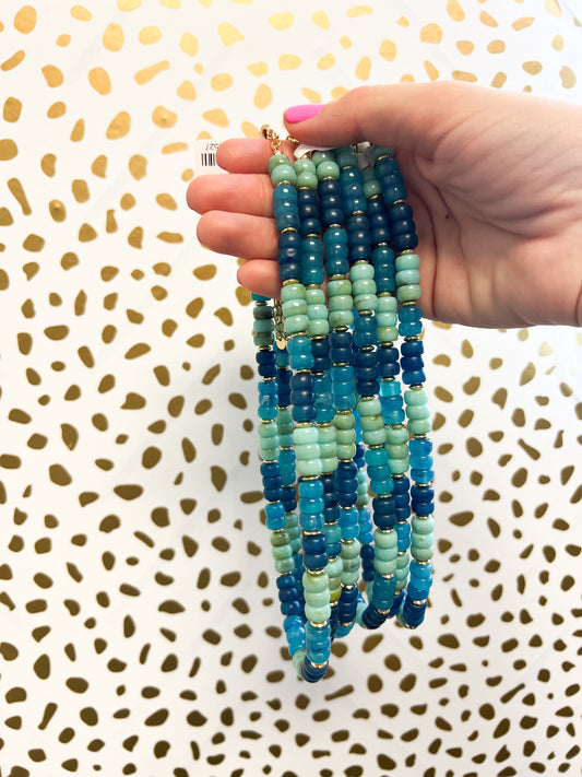 Turquoise Bead Necklace