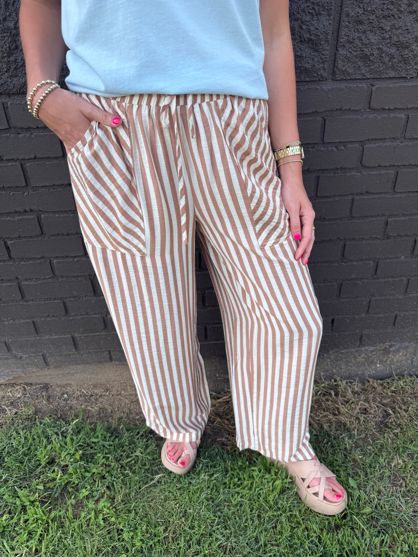 Beachy Stripe Pants