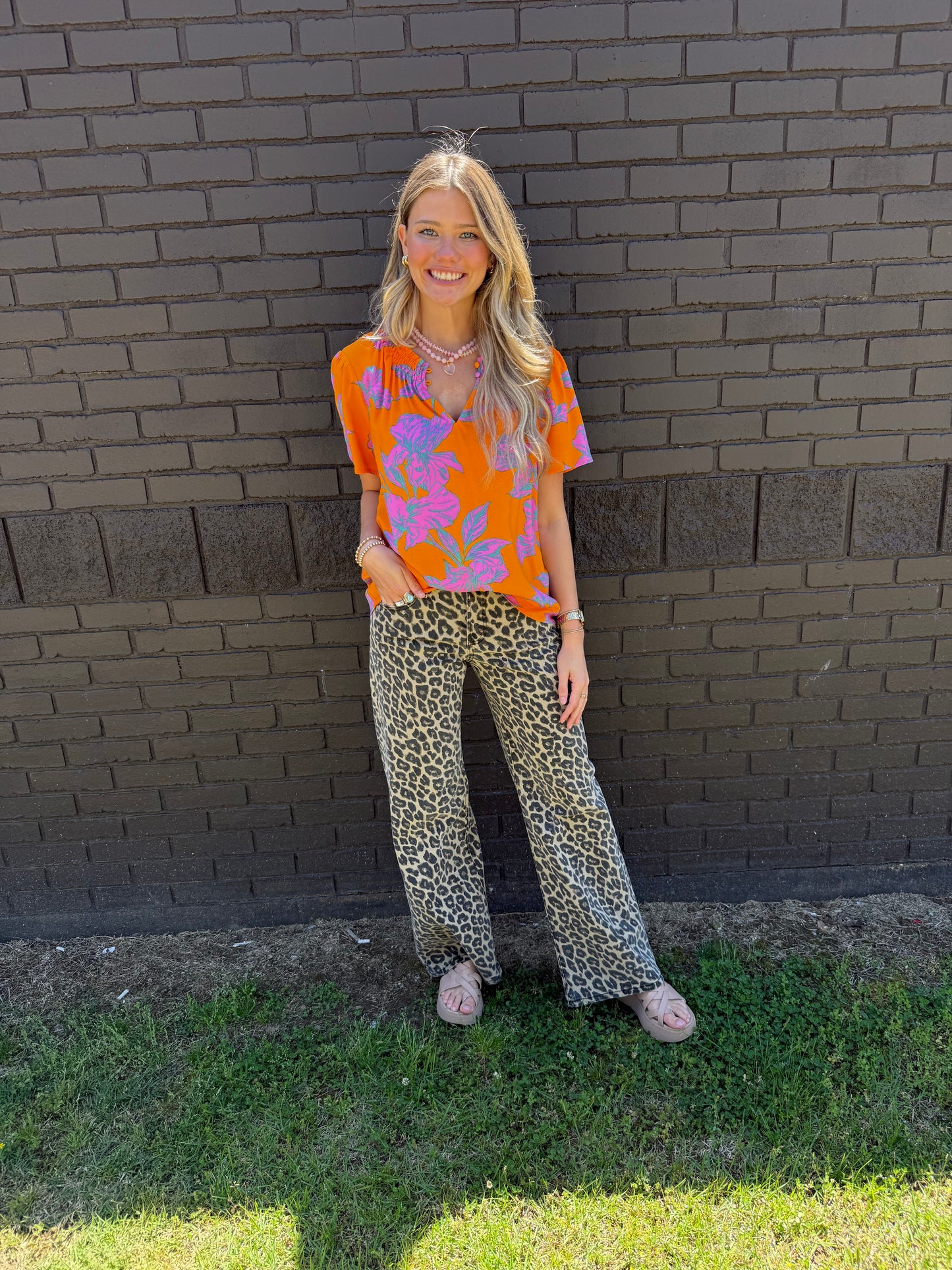 Raven Tangerine Top