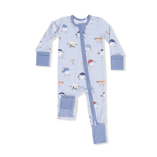 Angel Dear Baseballs Playing Baseball Convertible Romper
