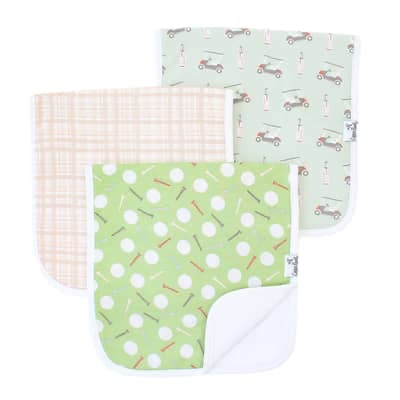 Copper Pearl Burp Cloths Bogey