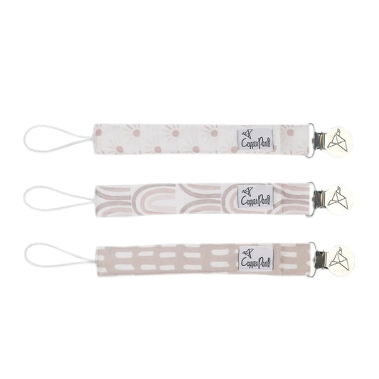 Copper Pearl Binky Clips Bliss